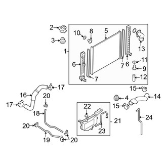 Infiniti OE - Cooling - Radiator & Components (Base)