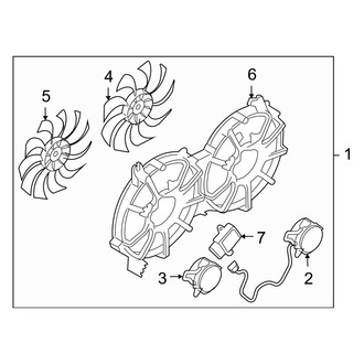 Infiniti OE - Cooling Fan (Base)