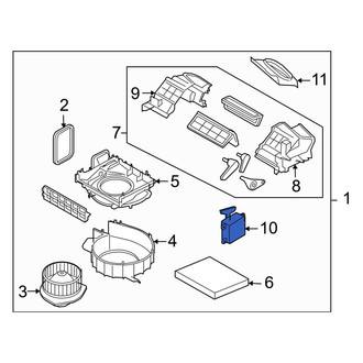 Infiniti OE - HVAC Air Inlet Door Actuator