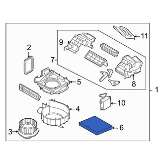 Infiniti OE - Cabin Air Filter