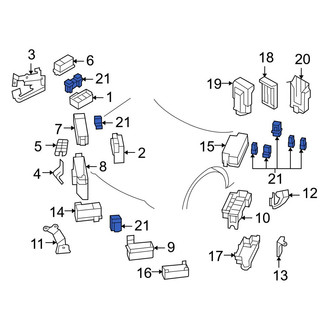 Infiniti OE - Engine Cooling Fan Motor Relay
