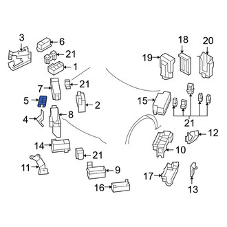Infiniti OE - Relay Box Bracket