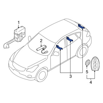 Infiniti OE - Inner Keyless Entry Antenna