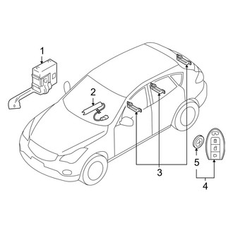 Infiniti OE - Electrical Components (Smart Keyless System)
