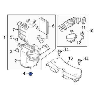 Infiniti OE - Lower Air Filter Housing Insulator