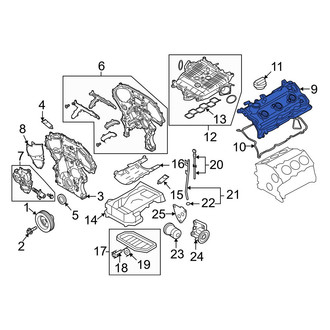 Infiniti OE - Right Engine Valve Cover