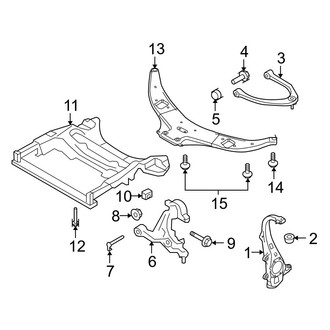 Infiniti OE - Front Suspension - Suspension Components (RWD)