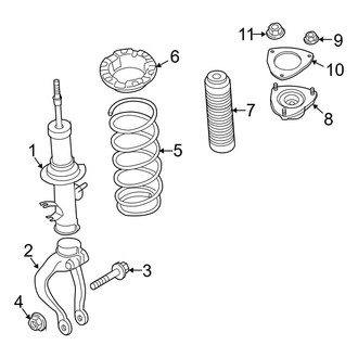 Infiniti OE - Front Suspension - Struts & Components (W/O Continuous Damping Control)