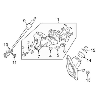 Infiniti OE - Steering Column Assembly (W/O Power Tilt Column)