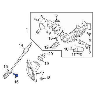 Infiniti OE - Upper Steering Shaft Bolt