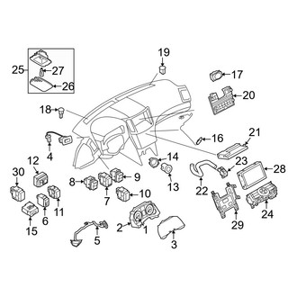 Infiniti OE - Instrument Panel - Cluster & Switches