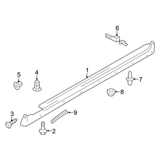 Infiniti OE - Pillars, Rocker & Floor - Exterior Trim