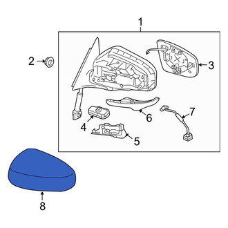 Infiniti OE - Front Right Outer Door Mirror Cover