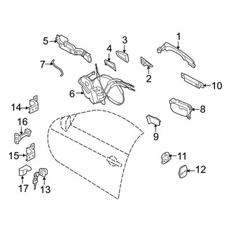 Infiniti OE - Front Door - Lock & Hardware