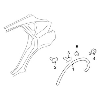 Infiniti OE - Quarter Panel - Exterior Trim