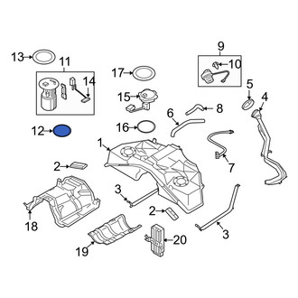 Infiniti OE - Fuel Tank Sending Unit Seal