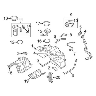 Infiniti OE - Fuel System Components