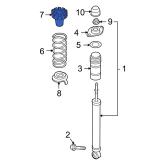 Infiniti OE - Rear Upper Coil Spring Insulator