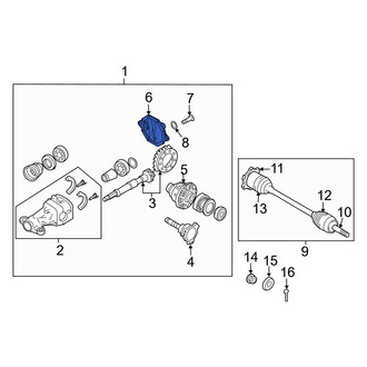 Infiniti OE - Rear Differential Cover