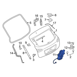 Infiniti OE - Rear Liftgate Latch