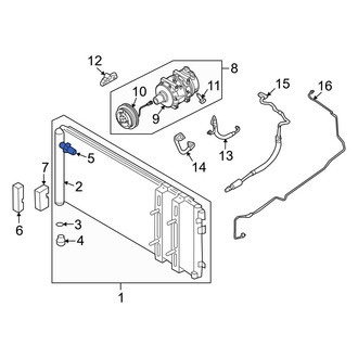 Infiniti OE - A/C Refrigerant Pressure Sensor