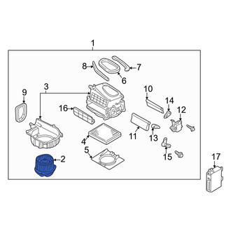 Infiniti OE - HVAC Blower Motor Assembly