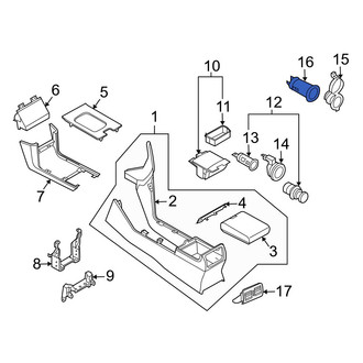 Infiniti OE - Center 12 Volt Accessory Power Outlet