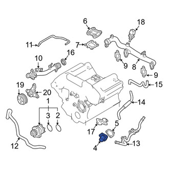 Infiniti OE - Engine Coolant Thermostat Kit