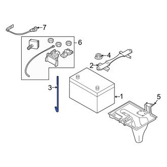 Infiniti OE - Rear Battery Hold Down Bolt