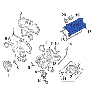 Infiniti OE - Left Engine Valve Cover