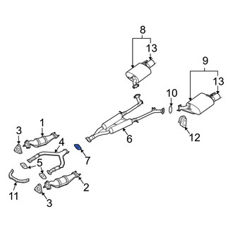 Infiniti OE - Exhaust Pipe Connector Gasket