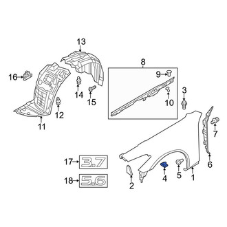 Infiniti OE - Fender Clip