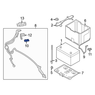 Infiniti OE - Battery Cable Terminal End