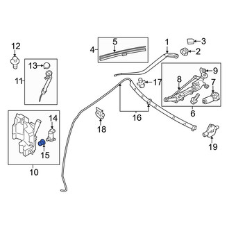 Infiniti OE - Windshield Washer Pump Grommet