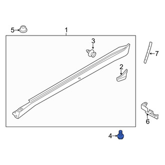 Infiniti OE - Rocker Panel Molding Screw