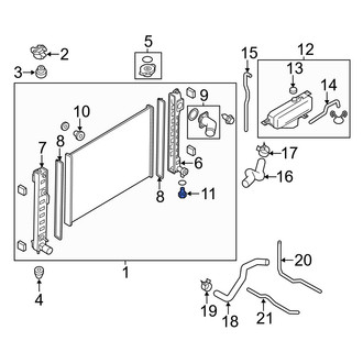 Infiniti OE - Lower Radiator Drain Plug