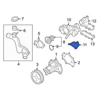 Infiniti OE - Engine Coolant Thermostat Housing Gasket