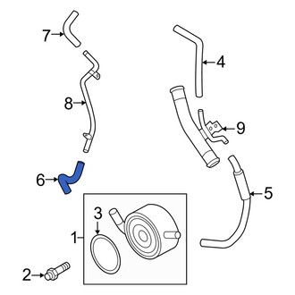 Infiniti OE - Lower Radiator Coolant Hose