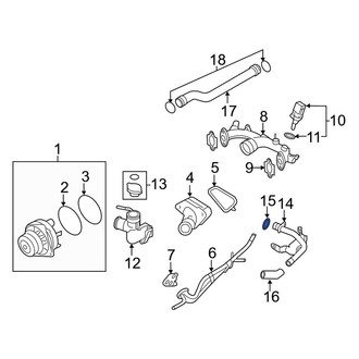 Infiniti OE - Engine Coolant Pipe O-Ring