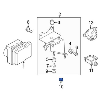 Infiniti OE - Bumper Impact Bar Nut