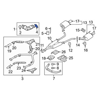Infiniti OE - Exhaust Crossover Gasket