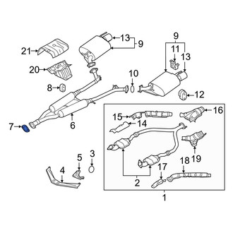 Infiniti OE - Exhaust Muffler Gasket