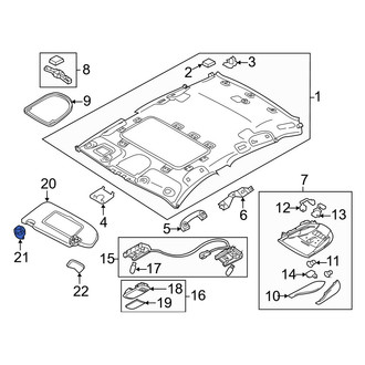 Infiniti OE - Sun Visor Holder