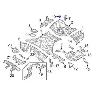 Infiniti OE - Spare Tire Bolt