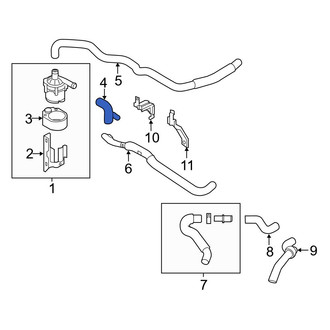 Infiniti OE - HVAC Heater Hose