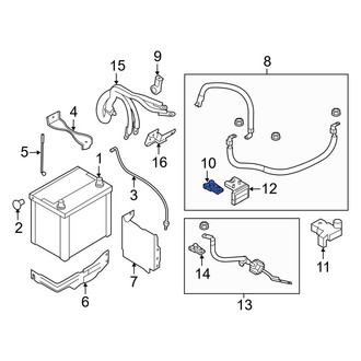 Infiniti OE - Battery Cable Terminal End