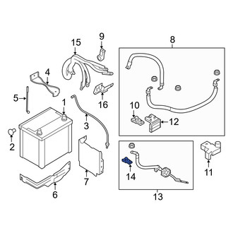 Infiniti OE - Battery Cable Terminal End