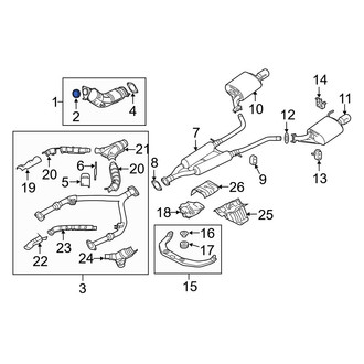 Infiniti OE - Exhaust Crossover Gasket