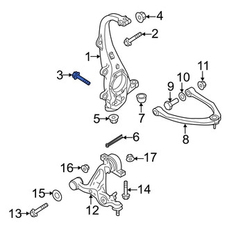 Infiniti OE - Lower Steering Knuckle Bolt