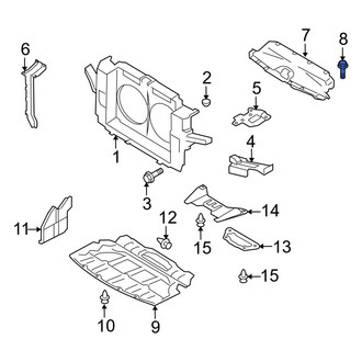 Infiniti OE - Engine Coolant Reservoir Bolt